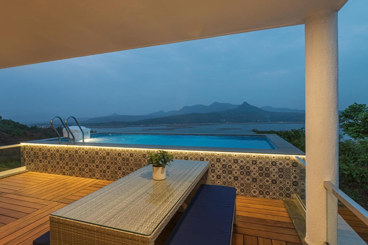 Saffronstays Kaia Waters By Kosha Villas, Pawna - Greek Style Villa With Panoramic View Of Pawna Lake Kolvan Buitenkant foto