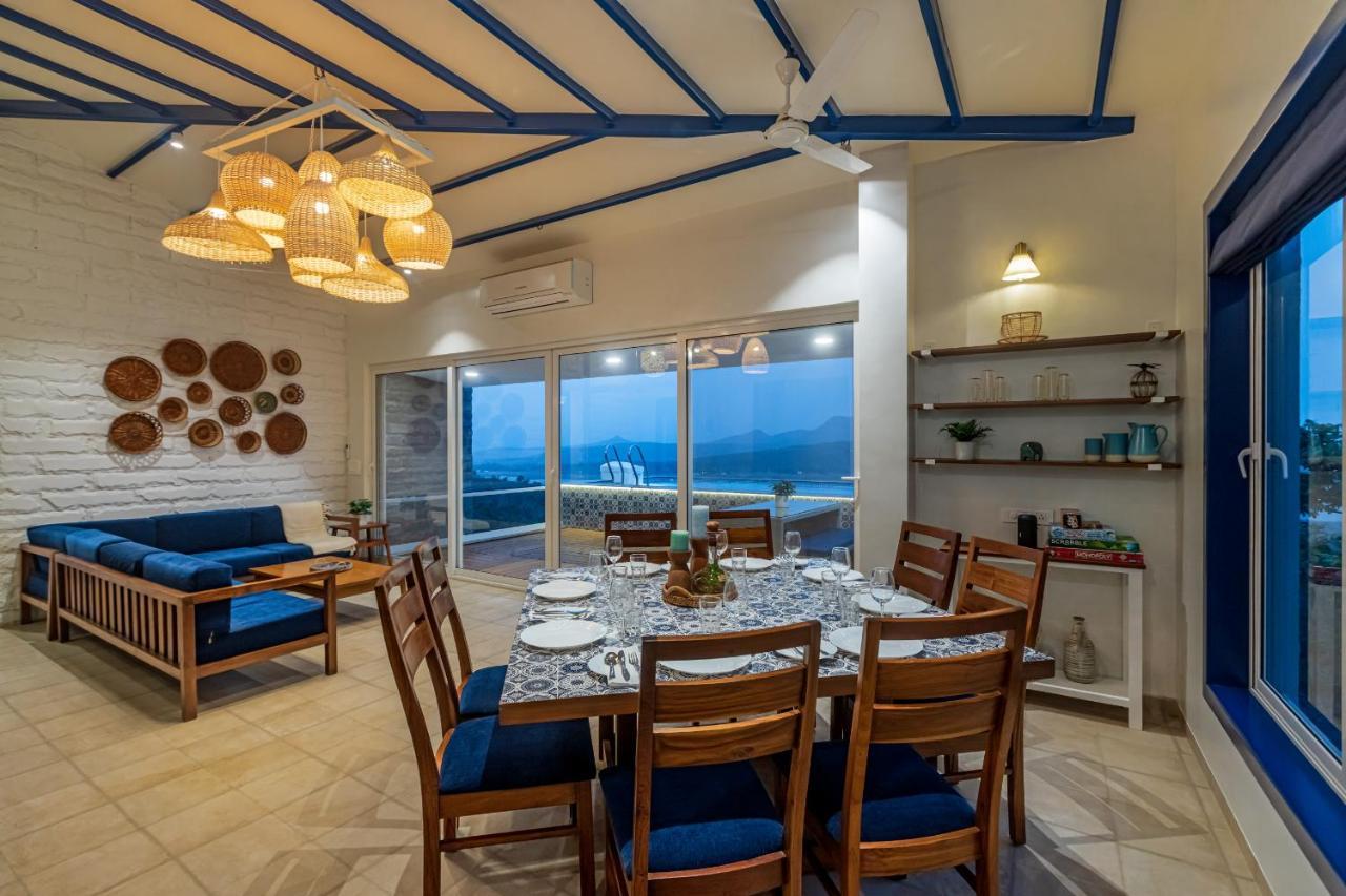 Saffronstays Kaia Waters By Kosha Villas, Pawna - Greek Style Villa With Panoramic View Of Pawna Lake Kolvan Buitenkant foto