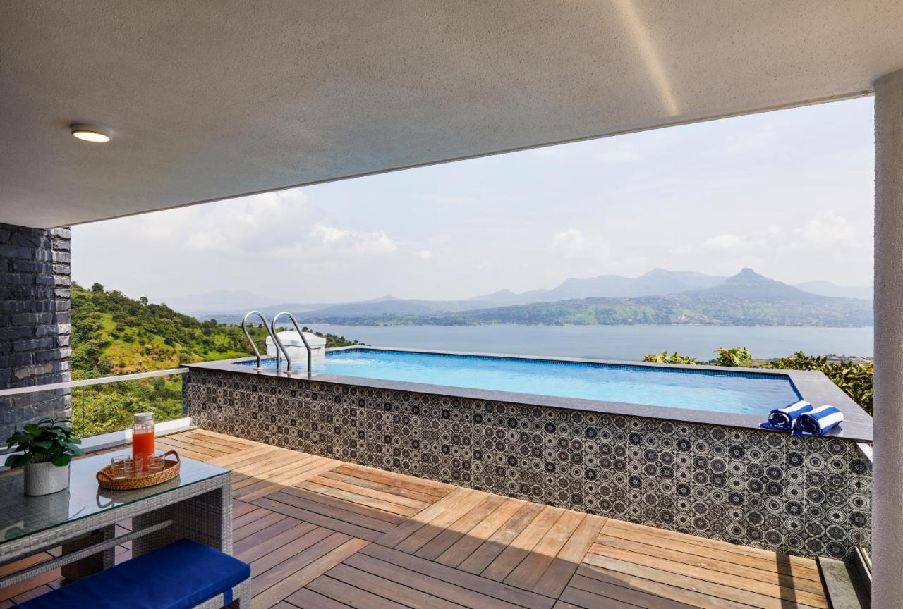 Saffronstays Kaia Waters By Kosha Villas, Pawna - Greek Style Villa With Panoramic View Of Pawna Lake Kolvan Buitenkant foto
