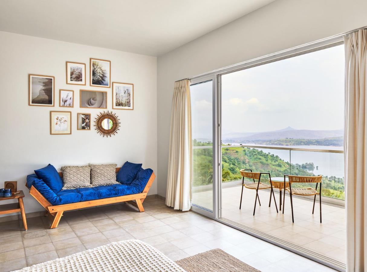 Saffronstays Kaia Waters By Kosha Villas, Pawna - Greek Style Villa With Panoramic View Of Pawna Lake Kolvan Buitenkant foto
